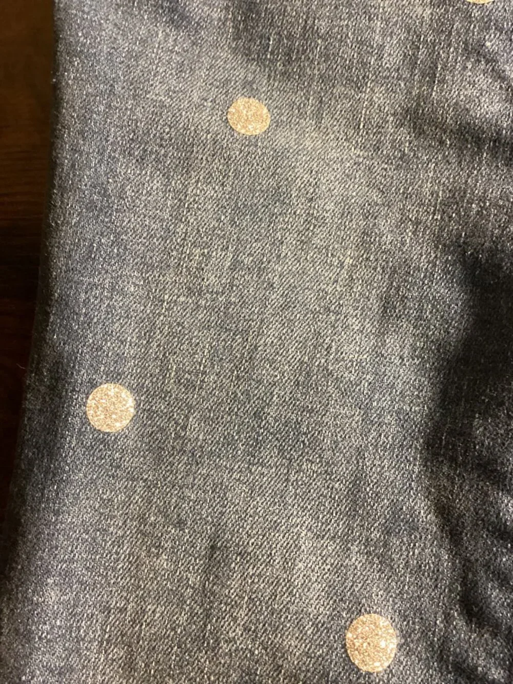 Girls Size 4 Jeggings Glitter Polka Dot Skinny Jeans